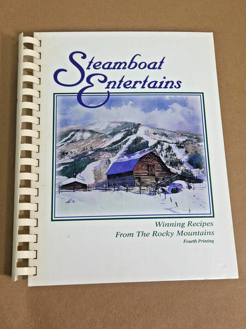 Vintage 1991 Steamboat Entertains Cookbook Rocky Mountains CO Winning Recipes